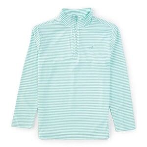 Class Club Big Boys' Long Sleeve Synthetic Striped 1/4 Zip Pullover NWT